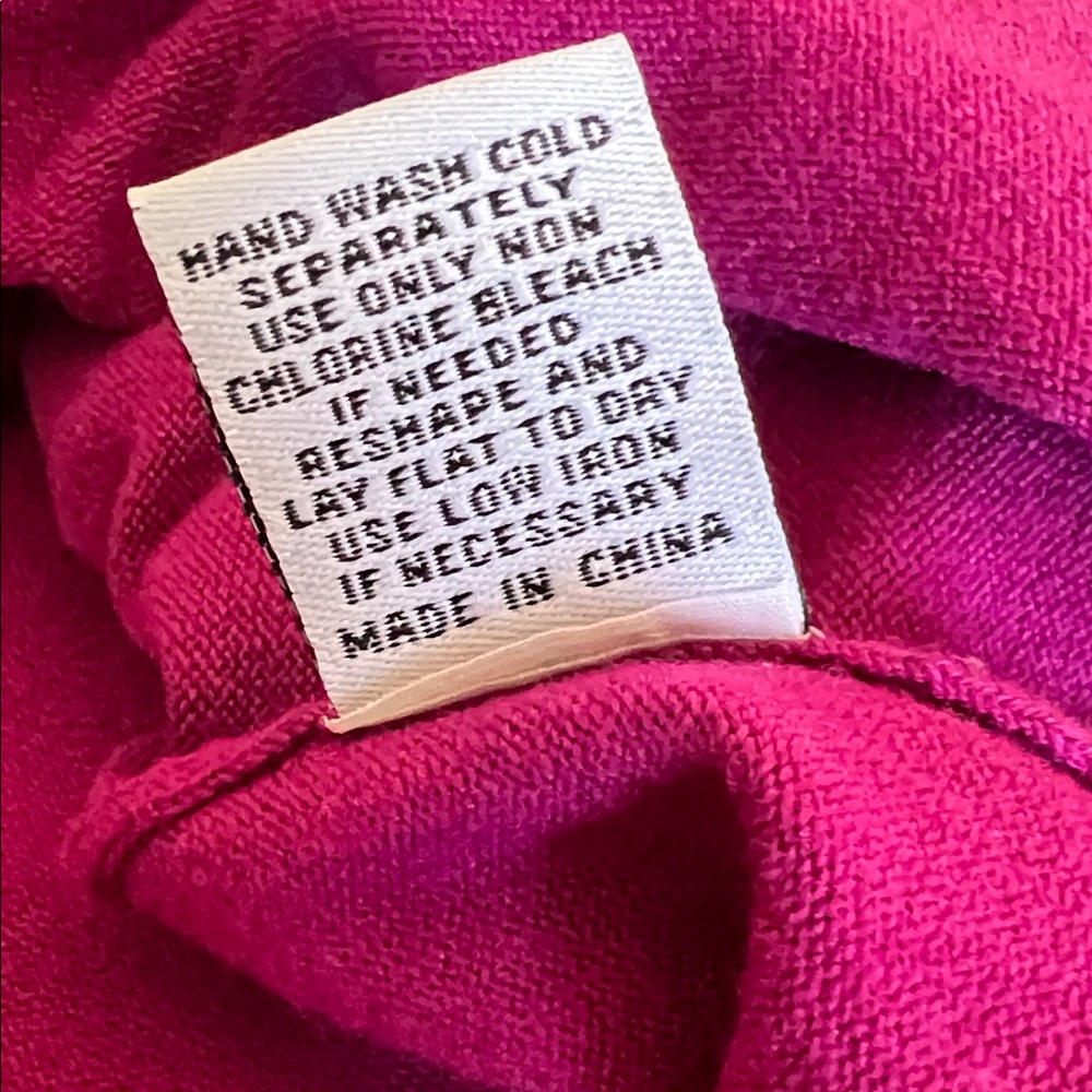 Elliott Lauren Magenta Crew Neck Sweater - Picture 4 of 5